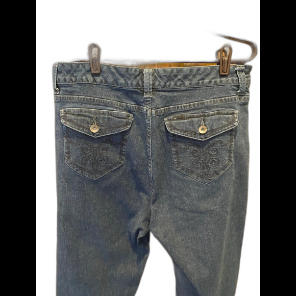 Lee Denim Jeans Slender Secret Womens Plus Size 18 Short Western Rodeo Pants - Picture 1 of 12